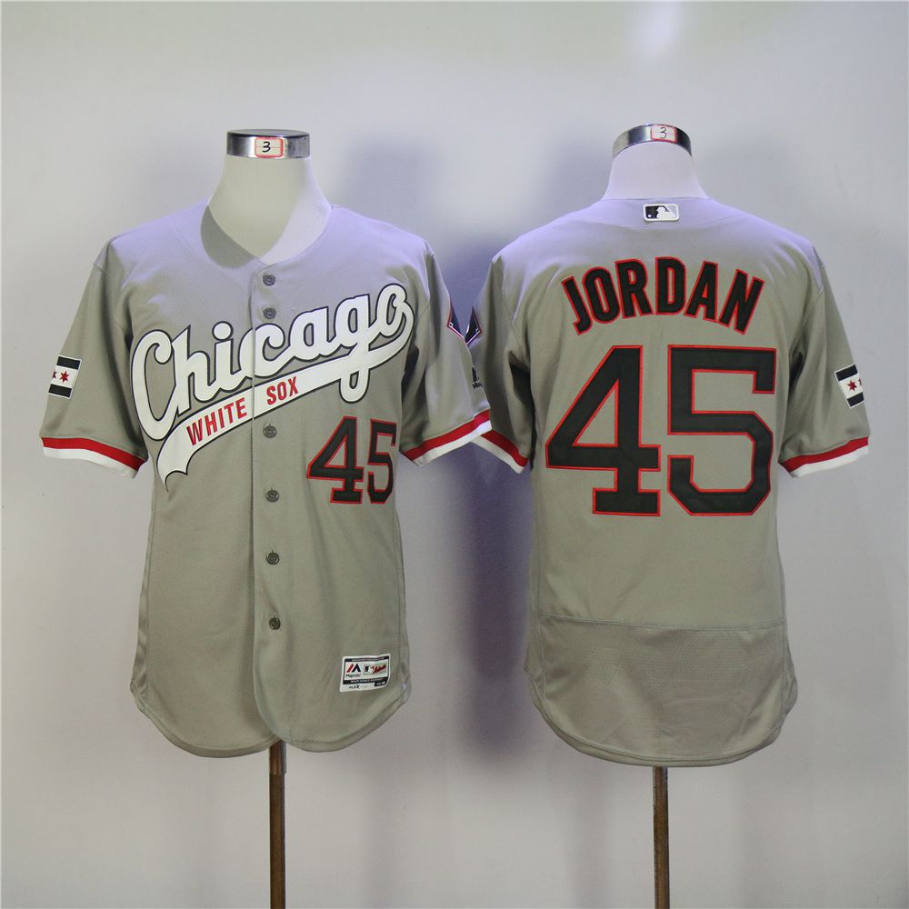 Men Chicago White Sox #45 Jordan Grey MLB Jerseys